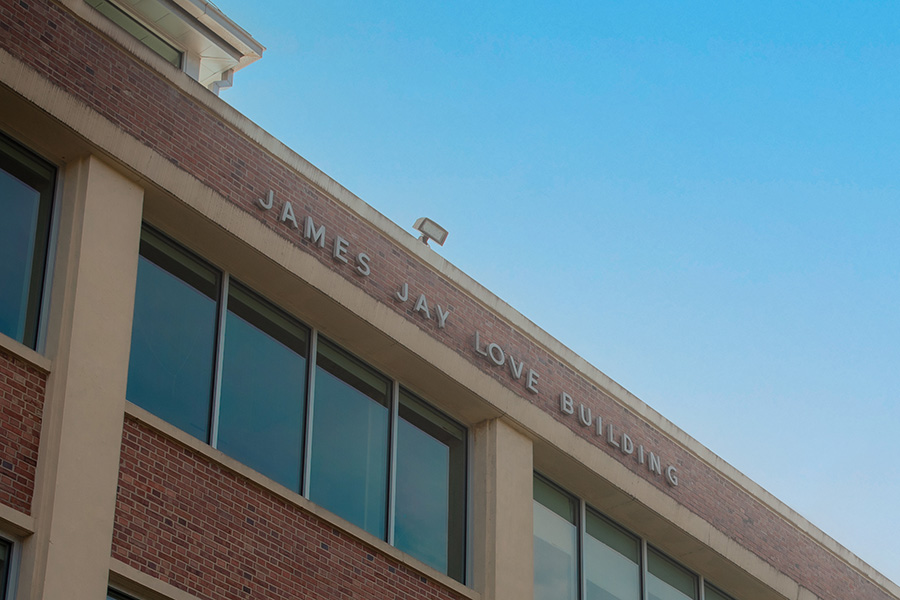 Photo of the Love Building on the FSU campus